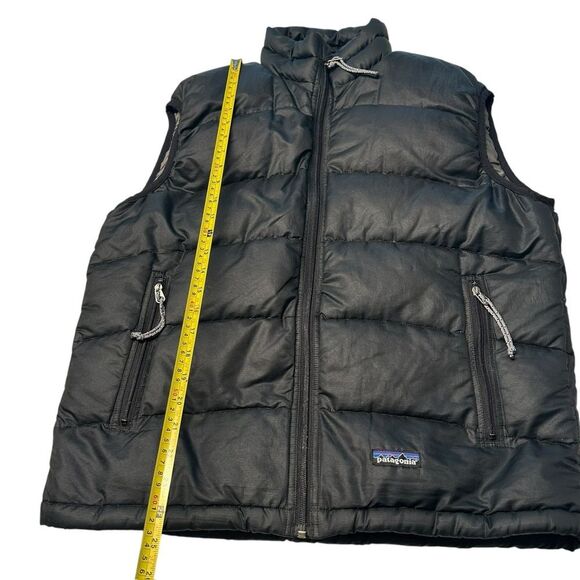 Patagonia Women’s Size L Down Puffer Vest Black Insulated Winter Gorpcore Basic - Picture 5 of 7